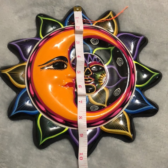 1/2 sun 1/2 moon handmade - Picture 3 of 4